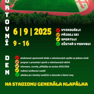 Stonožka na Sportovním dni